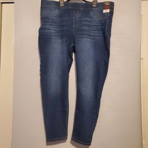 No boundaries junior H/R pull on jeggings size xxxL 21 dark wash New